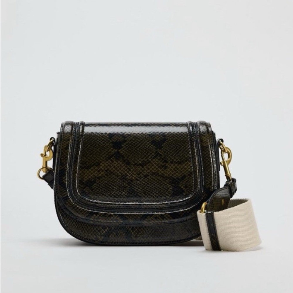 ZARA Elegant Black and Brown Women's Bag